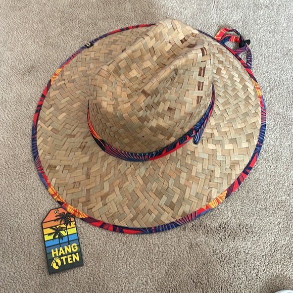 Men’s Hang Ten Straw Hat - Picture 3 of 3